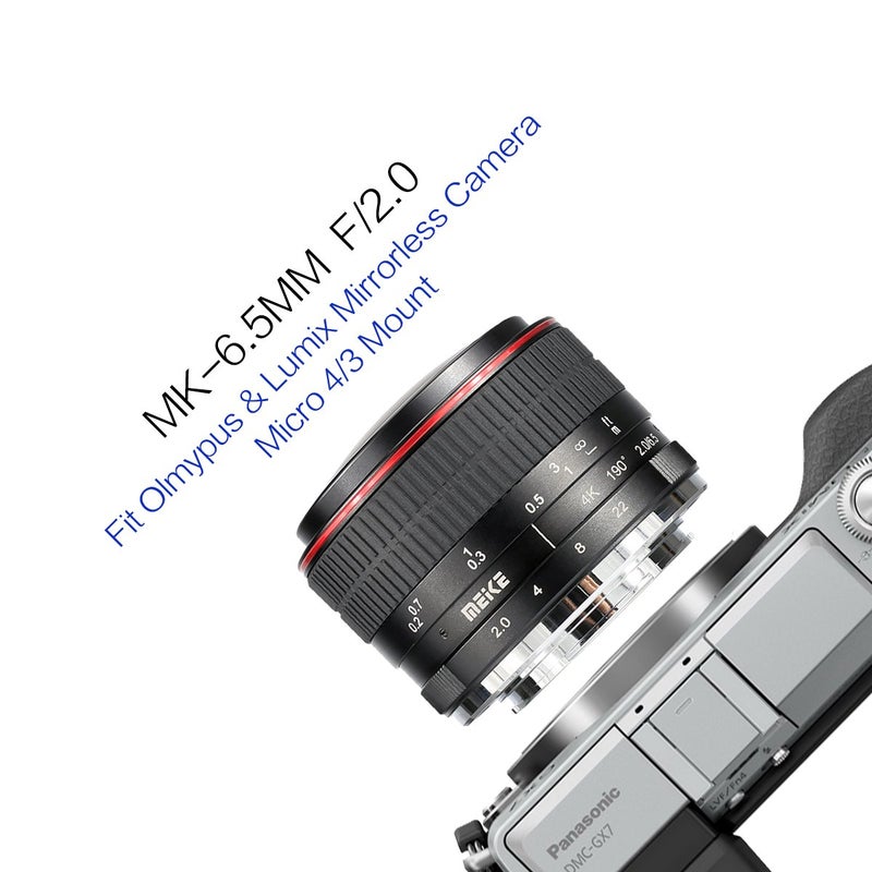 Meike 6.5mm f2.0 Fisheye Lens Ultra Wide Angle Compatible with Panasonic Olympus MFT Mount mirrorless Cameras GH6 OM-1 - Image 3